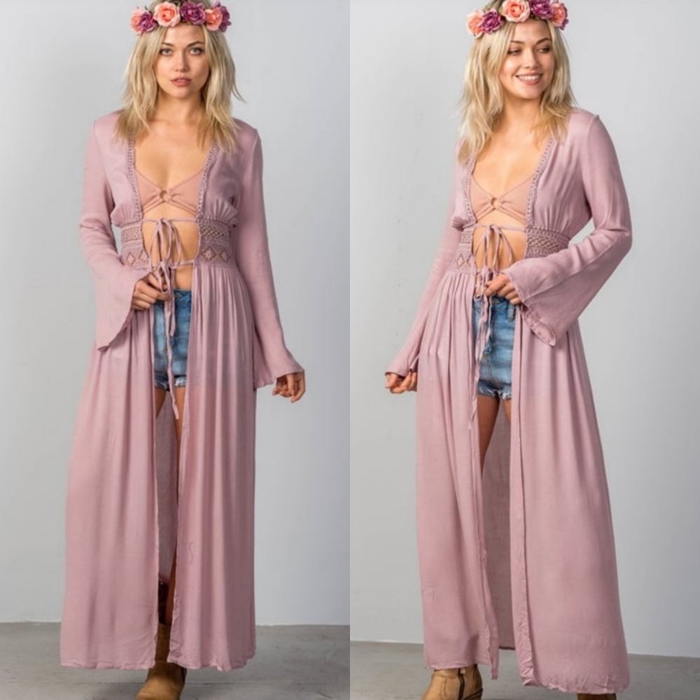 Lilac Bohemian Duster